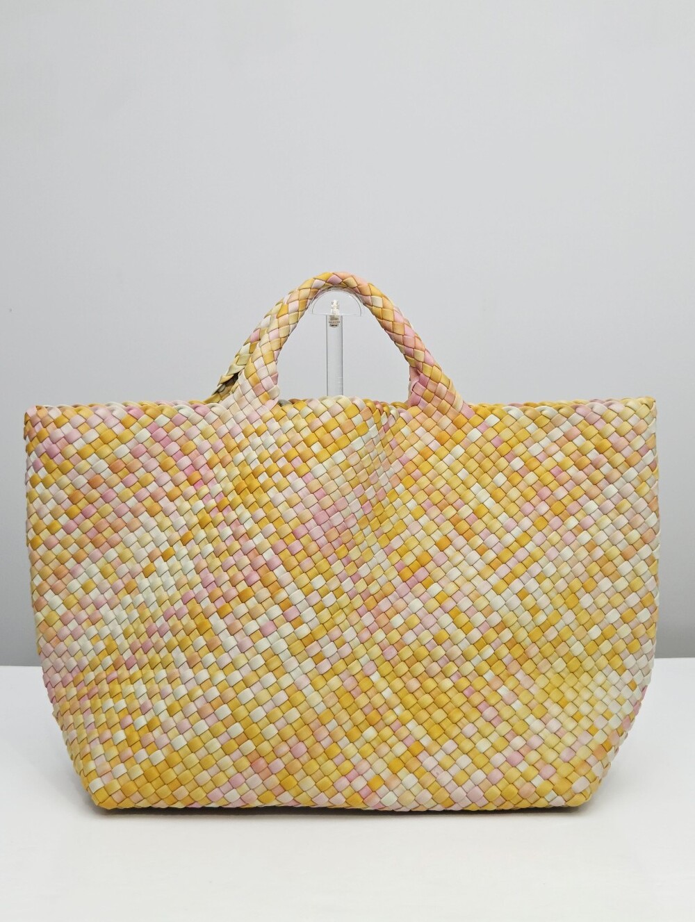 LIKE NEW NAGHEDI ST BARTHS LARGE TOTE BAG - SAFFRON - Picture 6 of 8